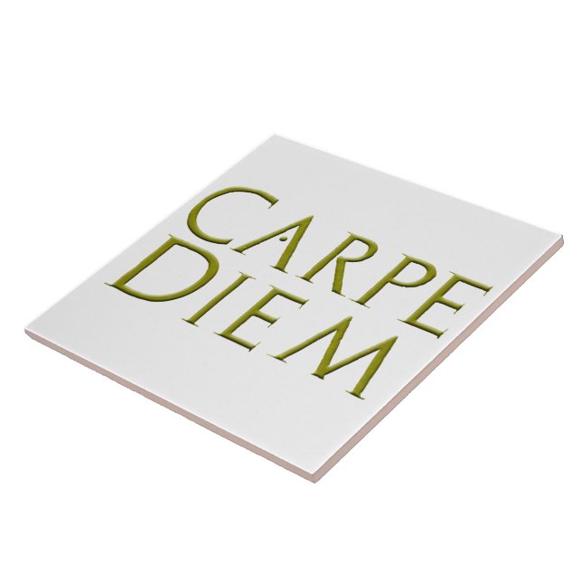 Carpe Diem Fliese (Seite)