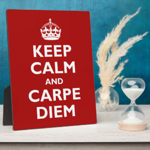 Carpe Diem! Fotoplatte