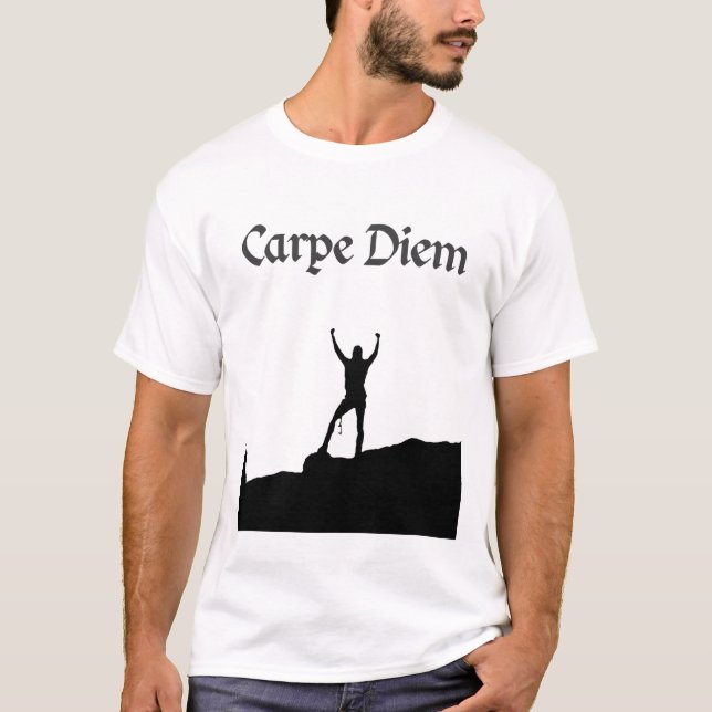 Carpe Diem Gipfel T-Shirt (Vorderseite)