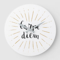 Carpe Diem Hand-mit Buchstaben gekennzeichneter