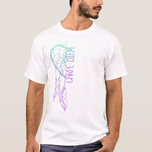 Carpe Diem - Herz Feathers Dreamcatcher 2 - Fan F T-Shirt