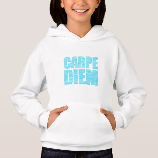 Carpe Diem Hoodie (Vorderseite)