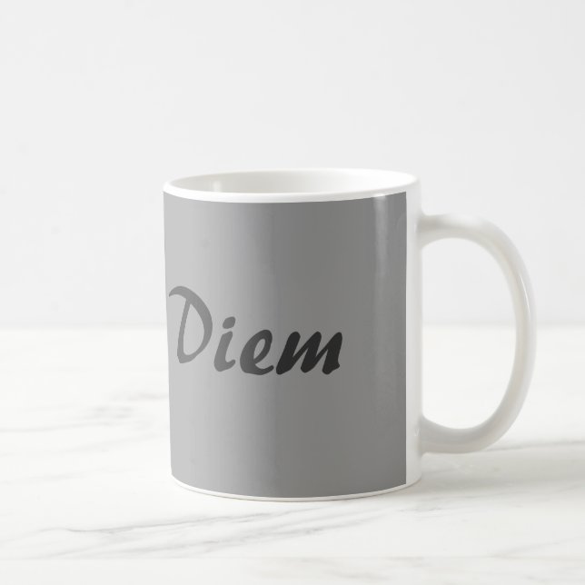 Carpe Diem Kaffeetasse (Rechts)