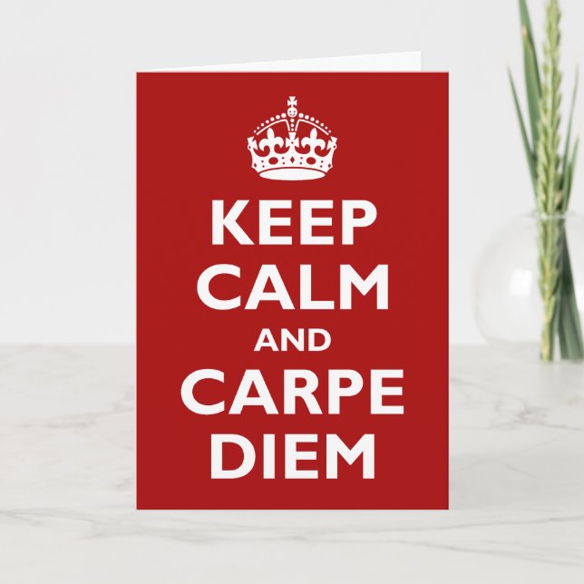 Carpe Diem! Karte (Vorderseite)