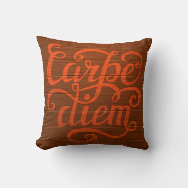 Carpe Diem Kissen (Vorderseite)