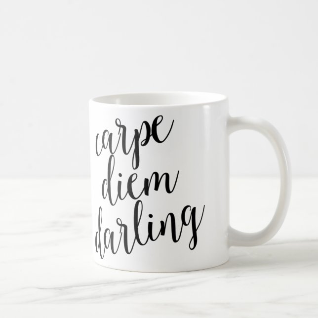 Carpe Diem Liebling Tasse (Rechts)