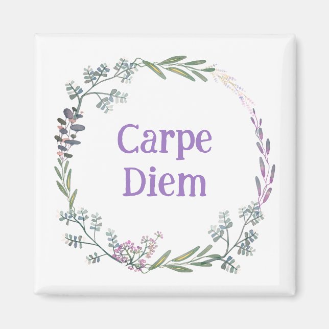Carpe-Diem-Magnet Magnet (Vorne)
