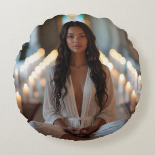 CARPE DIEM - Meditation - Yoga Rundes Kissen