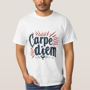 Carpe Diem Motivations-Grafik-T-Shirt T-Shirt