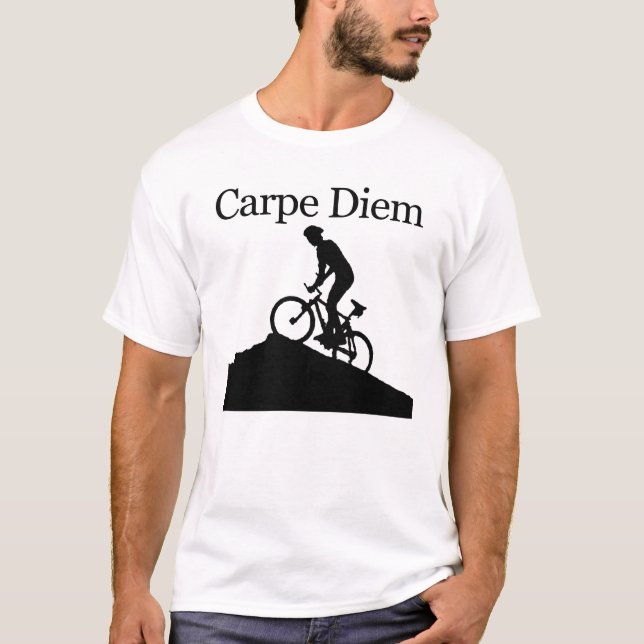 Carpe Diem Mountainbike T-Shirt (Vorderseite)