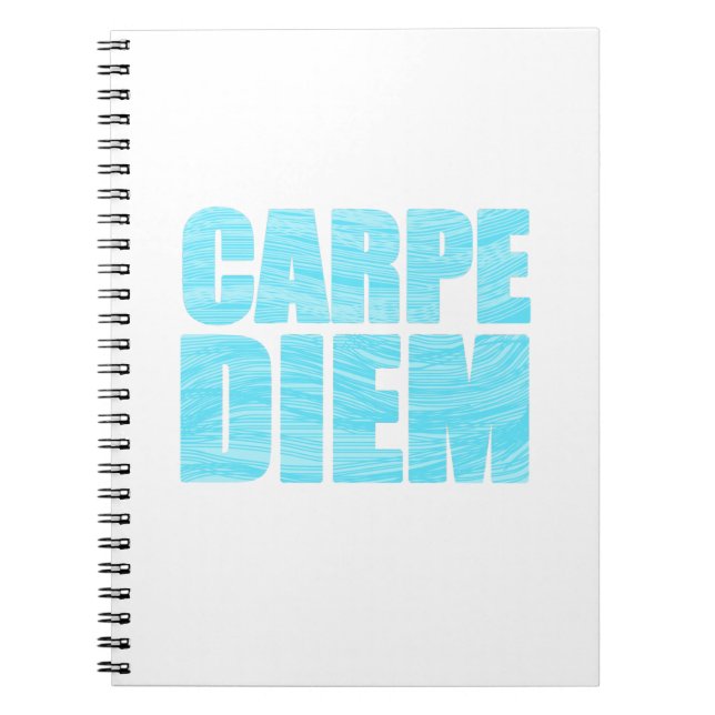 Carpe Diem Notebook Notizblock (Vorderseite)