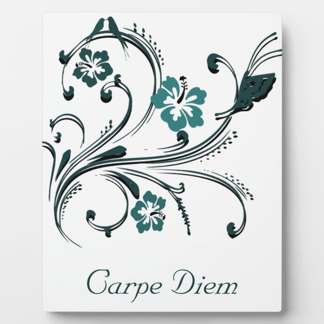 Carpe Diem Plaque Fotoplatte (Vorderseite)