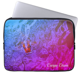 Carpe Diem Pond Fish Fish Foto Laptopschutzhülle