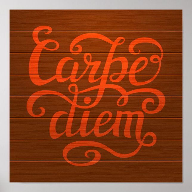 Carpe Diem' Poster (Vorne)