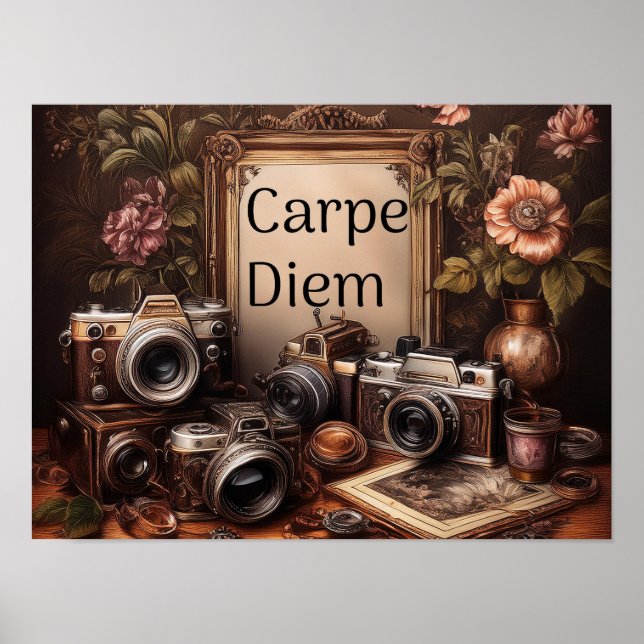 "Carpe Diem Poster (Vorne)