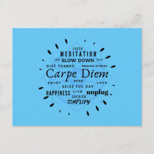 Carpe Diem Postkarte