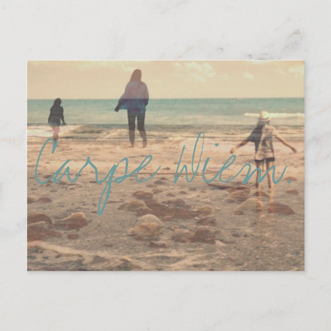 Carpe Diem. Postkarte (Vorderseite)