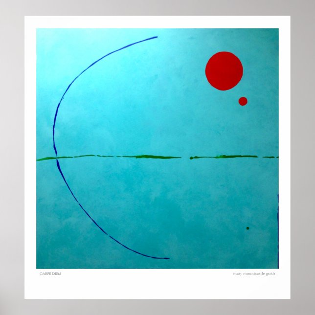 Carpe Diem Print Poster (Vorne)