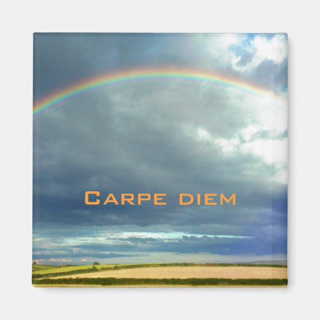 Carpe Diem Rainbow Magnet (Vorne)