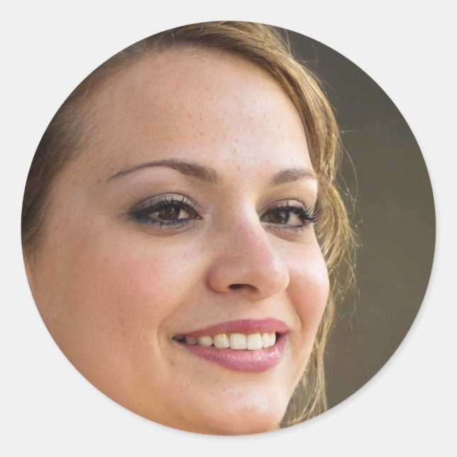 Carpe Diem Runder Aufkleber (Vorderseite)