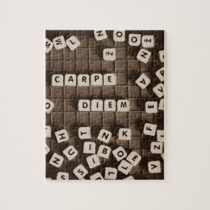 Carpe Diem Scrambled Letter Tiles Puzzle