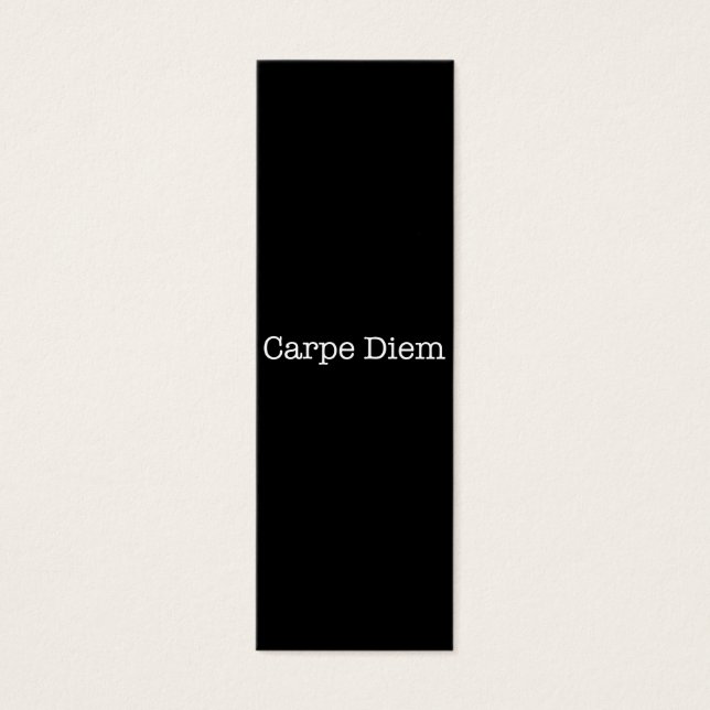 Carpe Diem Seize the Day Quote - Quotes (Vorderseite)