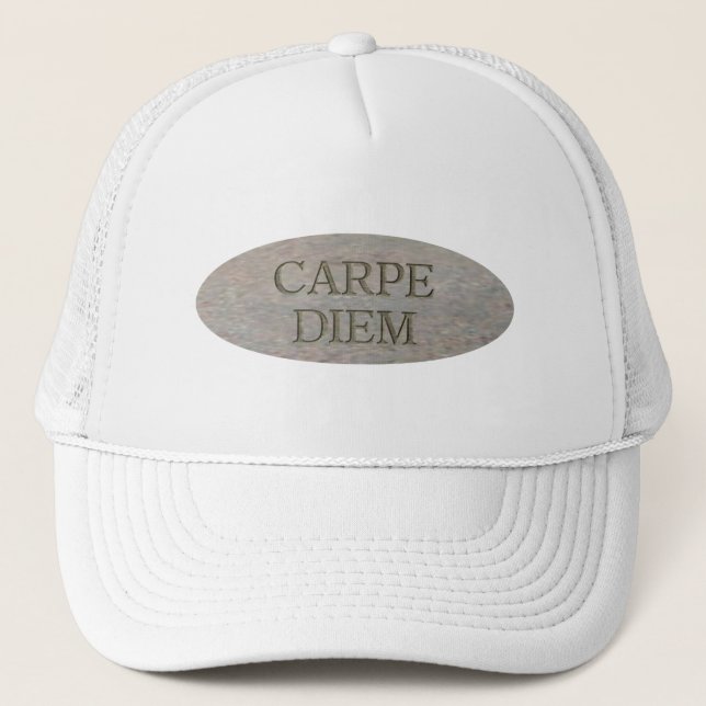 Carpe Diem Stone LKW-Hut Truckerkappe (Vorderseite)