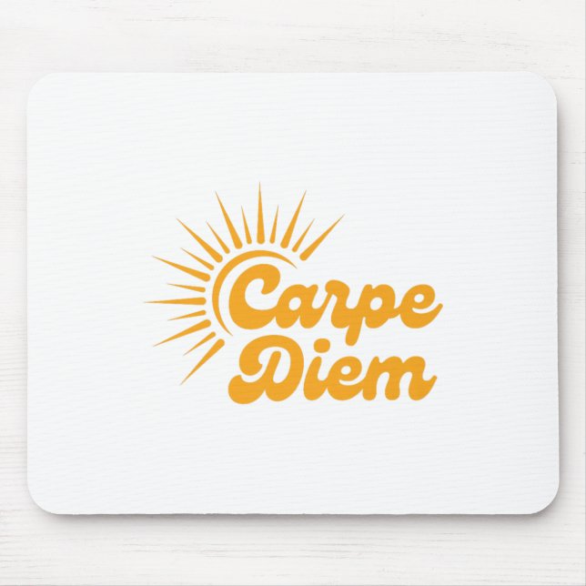Carpe Diem Sunrise Premium  Mousepad (Vorne)