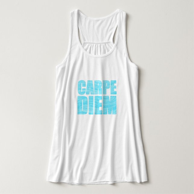 Carpe Diem Tank Top (Design Vorderseite)