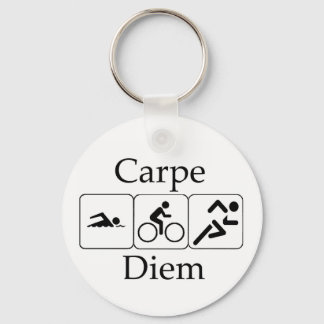 Carpe Diem Triathilon Schlüsselanhänger