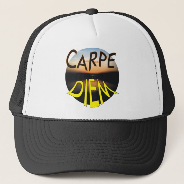 CARPE DIEM TRUCKERKAPPE (Vorderseite)