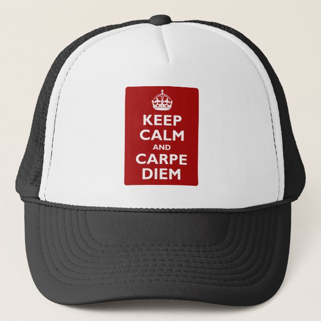 Carpe Diem! Truckerkappe (Vorderseite)