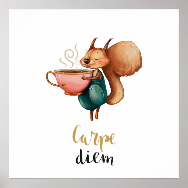 Carpe Diem Whimsical Poster (Vorne)