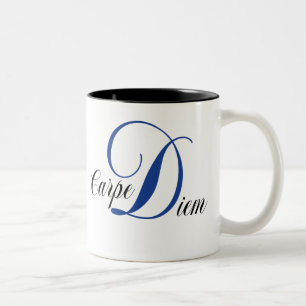Carpe Diem Zweifarbige Tasse