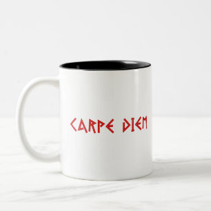 Carpe Diem Zweifarbige Tasse