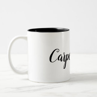 Carpe Kaffee Zweifarbige Tasse