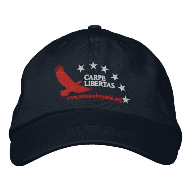 Carpe Libertas (Seize Liberty) Cap Bestickte Kappe (Vorderseite)