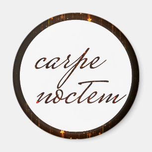 Carpe Noctem ergreifen das Nachtlateinische Zitat Magnet