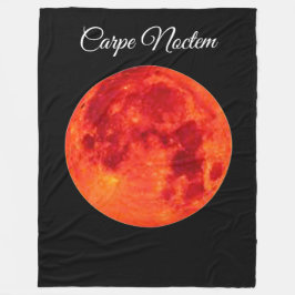 Carpe Noctem Large Fleece Blanket