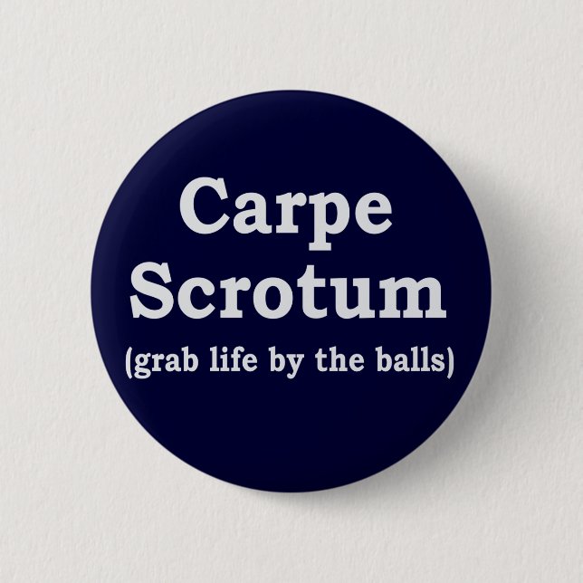 Carpe Skrotum Button (Vorderseite)