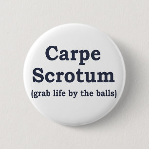 Carpe Skrotum Button