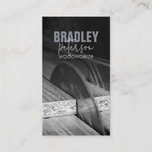 Carpenter Carpentry Woodworking Business Card Visitenkarte