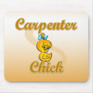 Carpenter Chick Mousepad