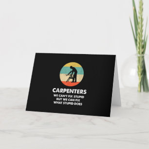 Carpenter Funny Carpenter Karte