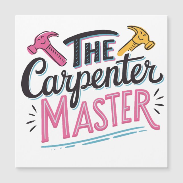 Carpenter job master  magnetkarte (Vorderseite)