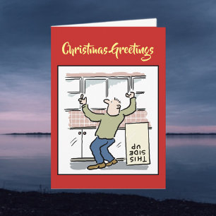 Carpenter oder Joiner Weihnachtskarte Feiertagskarte