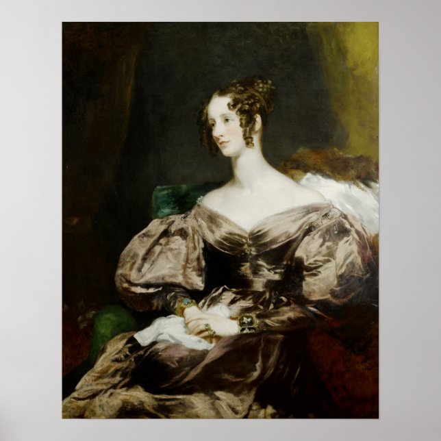 Carpenter - Portrait von Harriet Countess Howe Poster (Vorne)