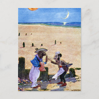 Carpenter und Walrus - Alice im Wunderland Postkarte