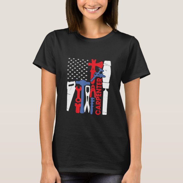 Carpenter - US Flag T - Shirt (Vorderseite)
