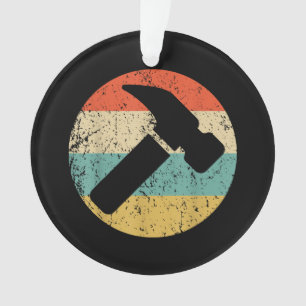 Carpenter Vintag Retro-Hammer Ornament